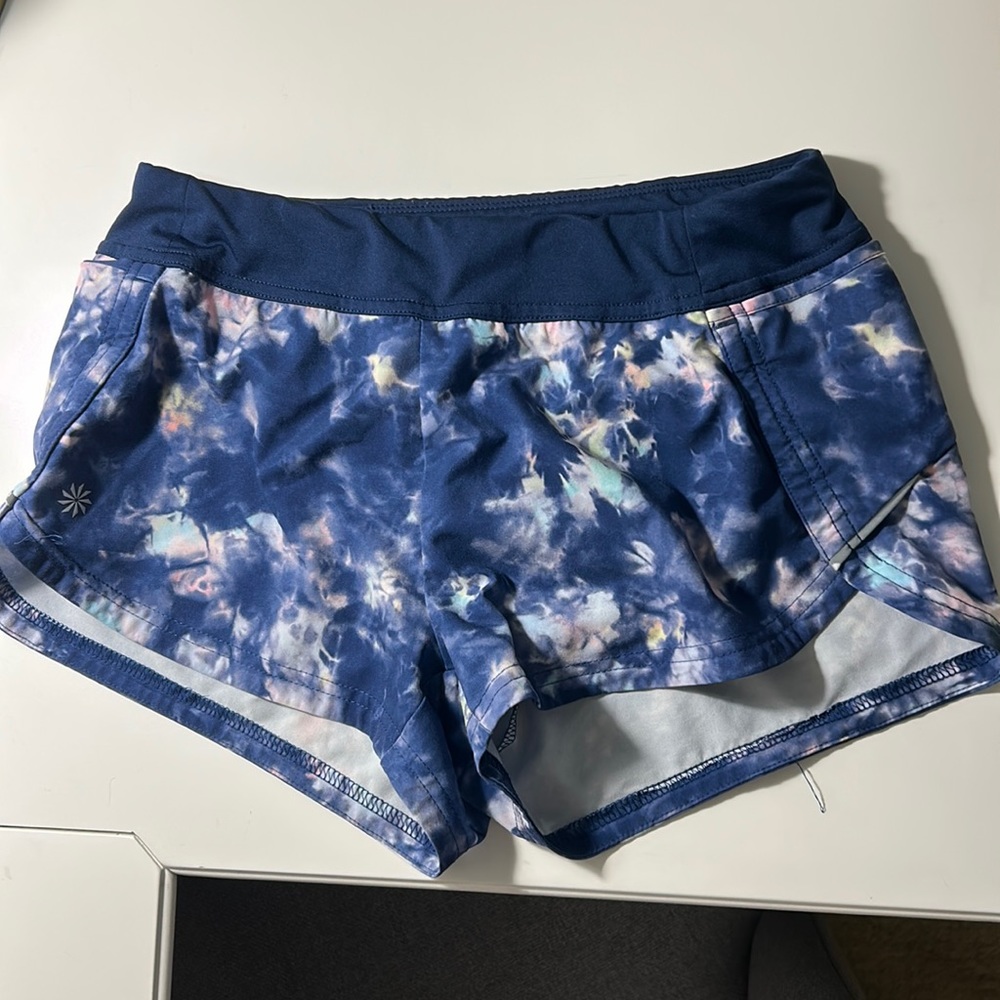 Tie dye athleta girl shorts!